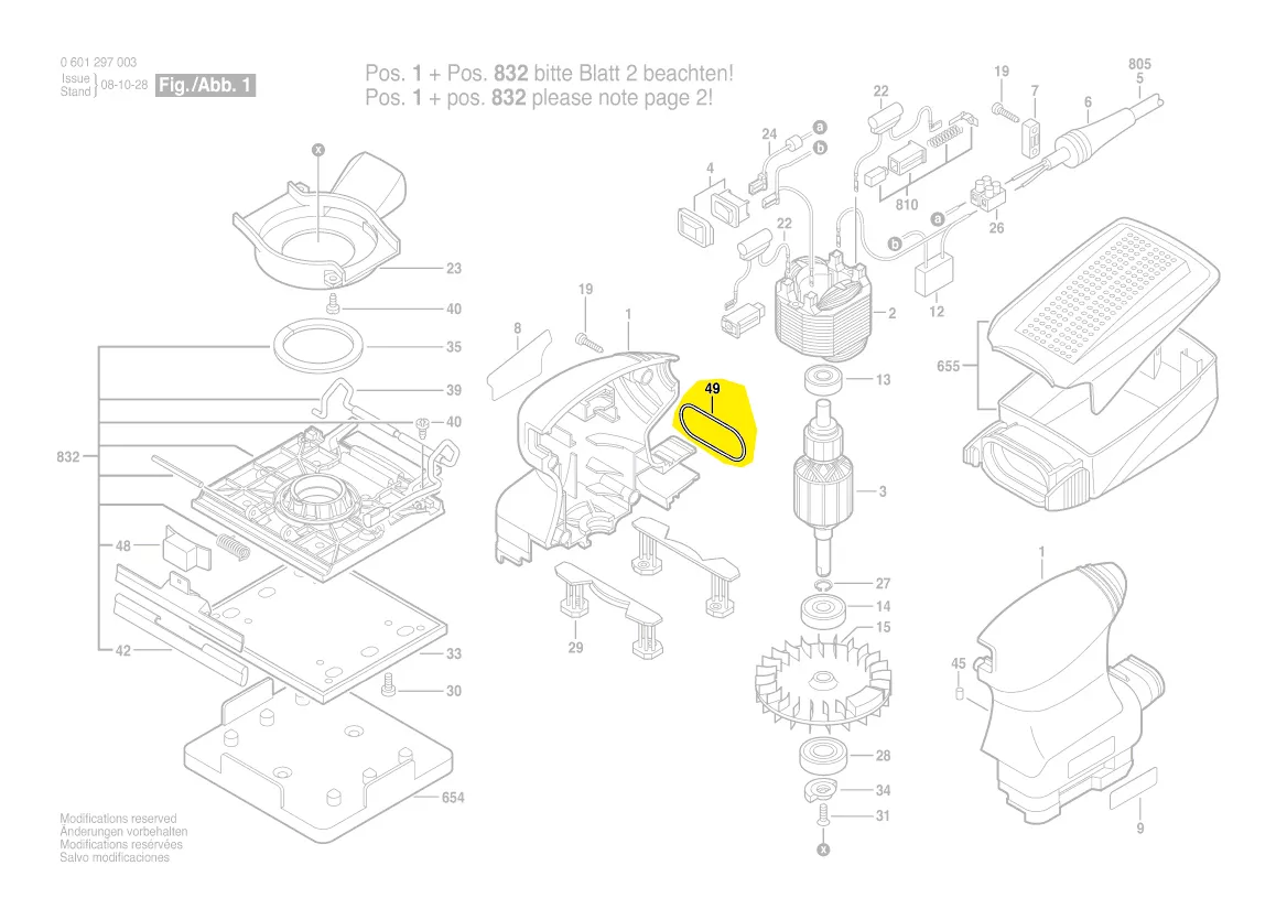 Joint réf. 2 610 920 652 BOSCH